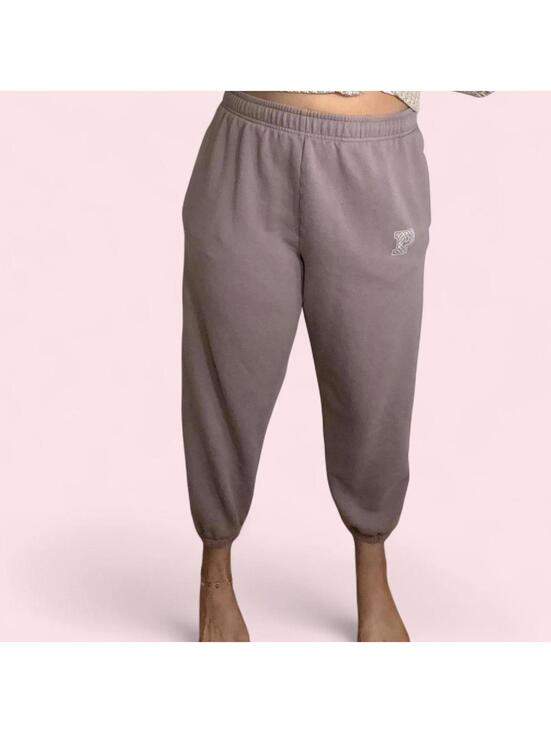 Victoria's Secret Pants - Pink by Victorias Secret Purple/Grey sweatpants with embroidered logo
